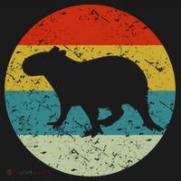 Retro Vintage Capybara T-Shirt thumb 7