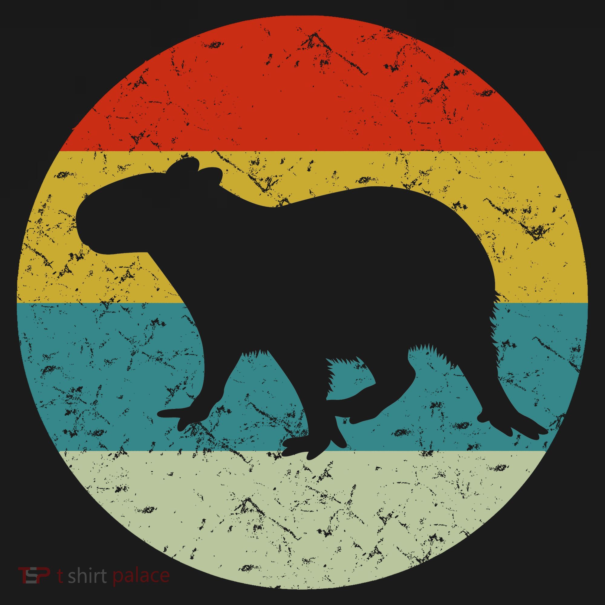 Retro Vintage Capybara T-Shirt