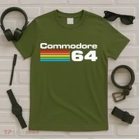 Retro Vintage Commodore Computer Logo T-Shirt thumb 5