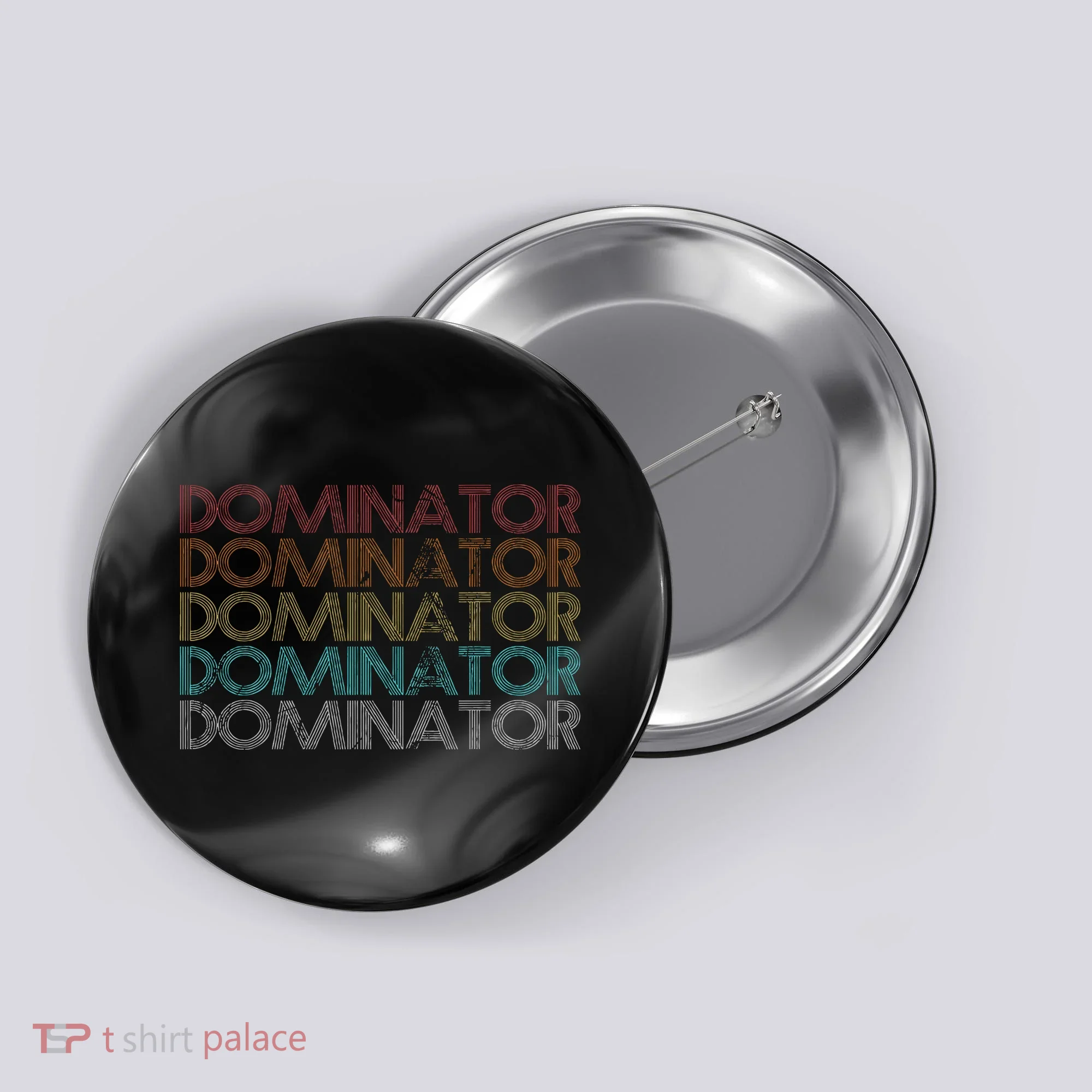 Retro Vintage Dominator Button