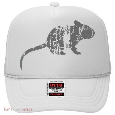 Rat Vintage Design Rat Print Hat