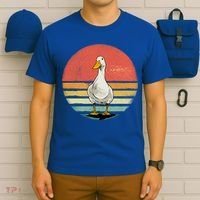 Retro Vintage Duck Gift T-Shirt thumb 6