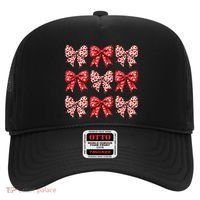 Retro Valentines Day Heart Coquette Bow Hat thumb 0