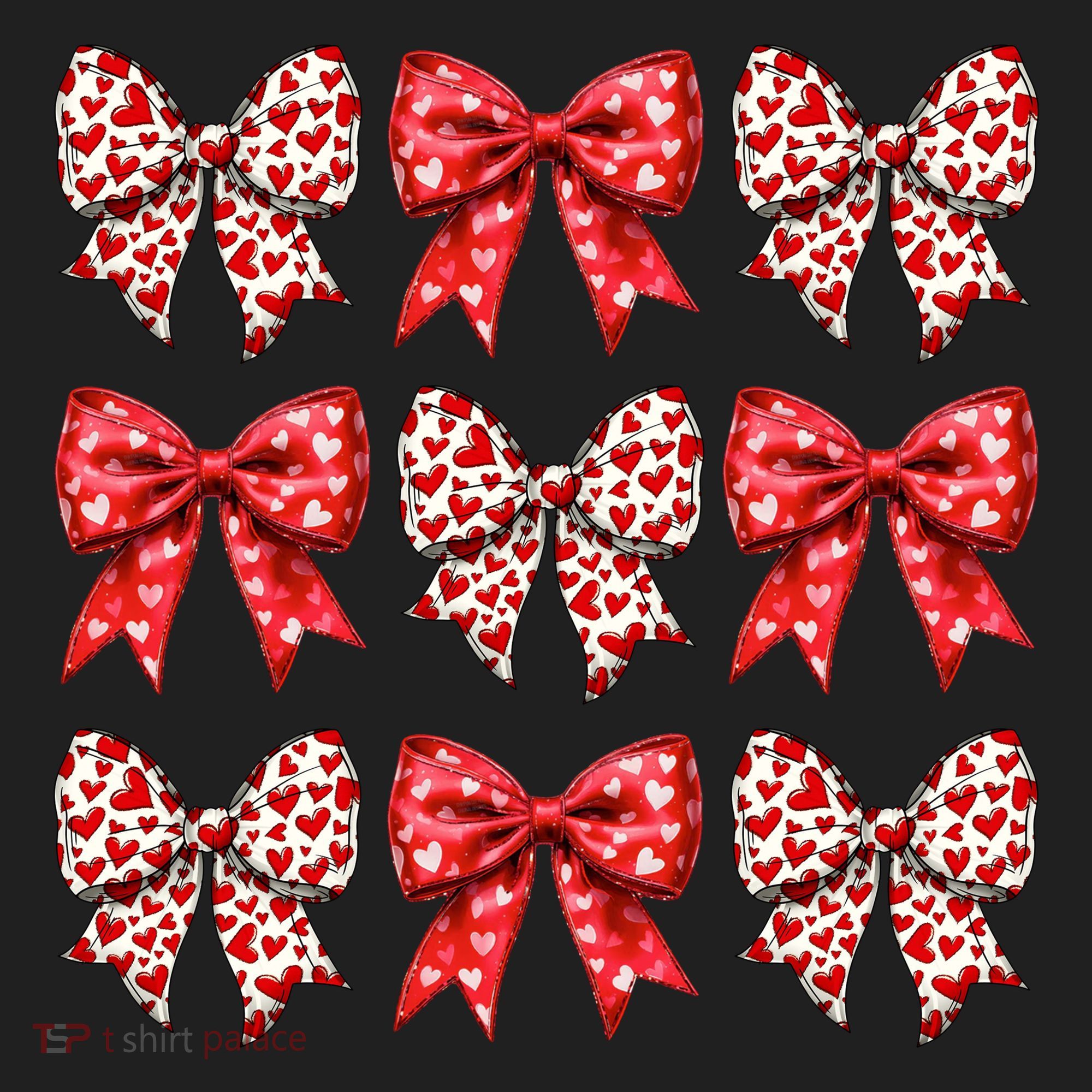 Retro Valentines Day Heart Coquette Bow Hat