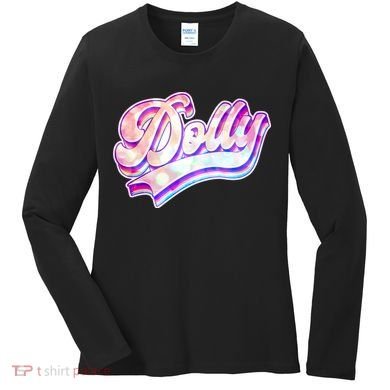 Retro Vintage Dolly Women's Long Sleeve Shirt
