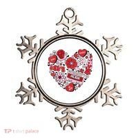 Retro Valentines Day Love Groovy Valentines Hearts Ornament thumb 0