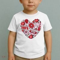 Retro Valentines Day Love Groovy Valentines Hearts Toddler T-Shirt thumb 2