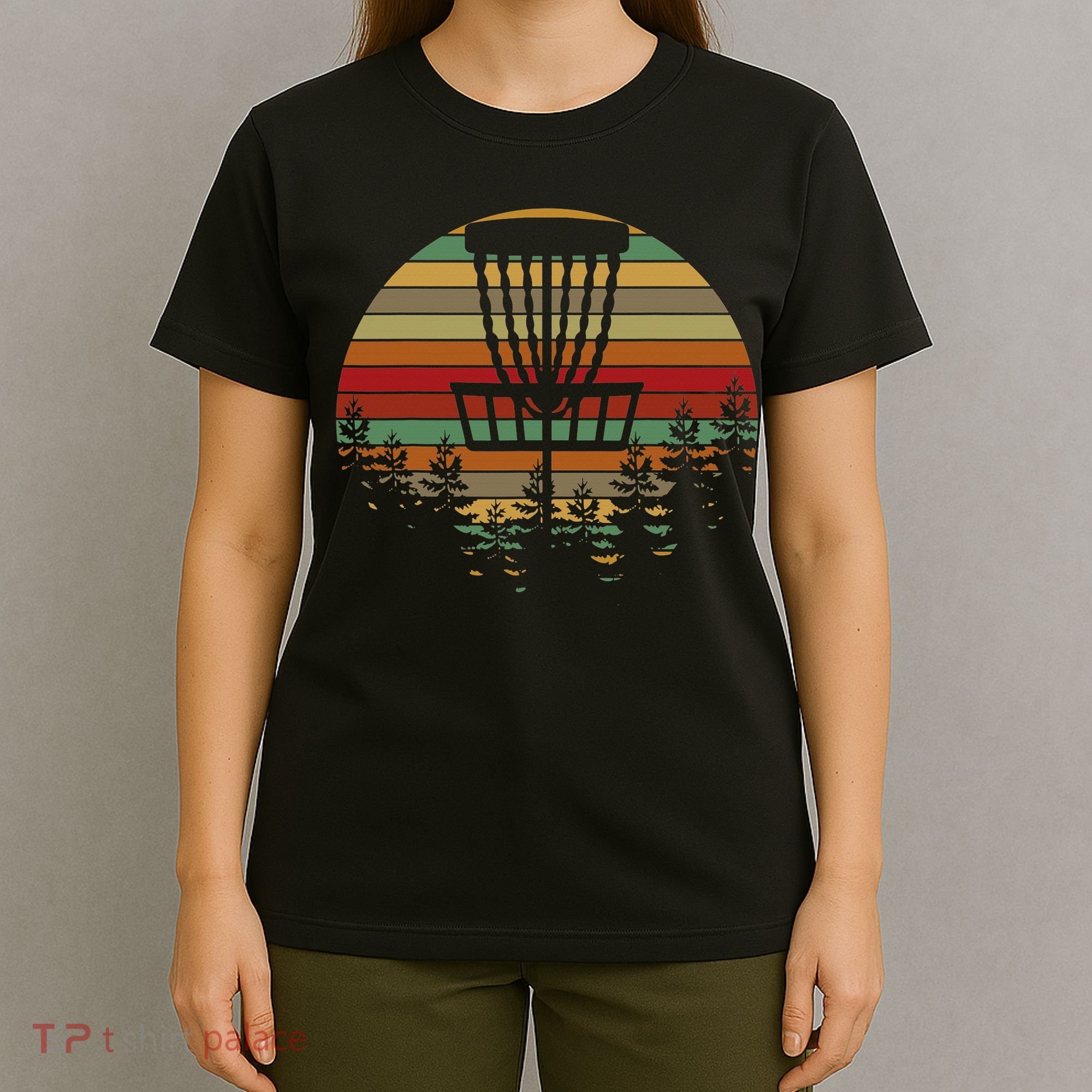 Retro Vintage Disc Golf Frolf Flying Disc Sport Lover T-Shirt