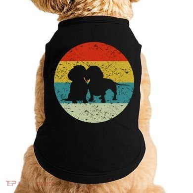 Retro Vintage Dachshund Doggie Tank