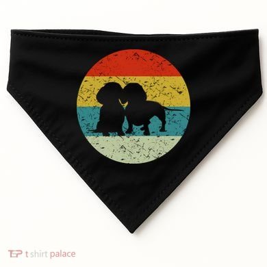 Retro Vintage Dachshund USA-Made Doggie Bandana