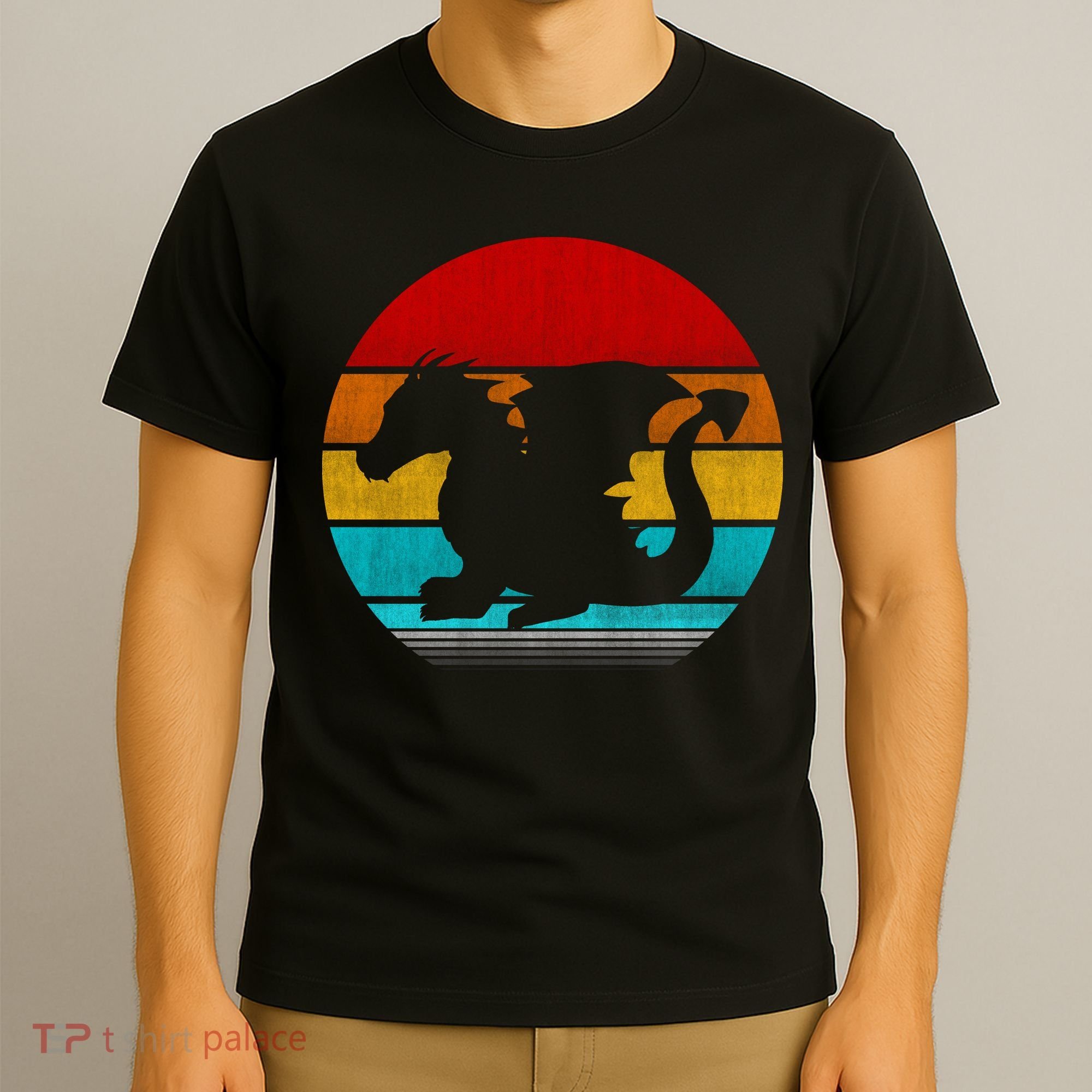 Retro Vintage Dragon T-Shirt