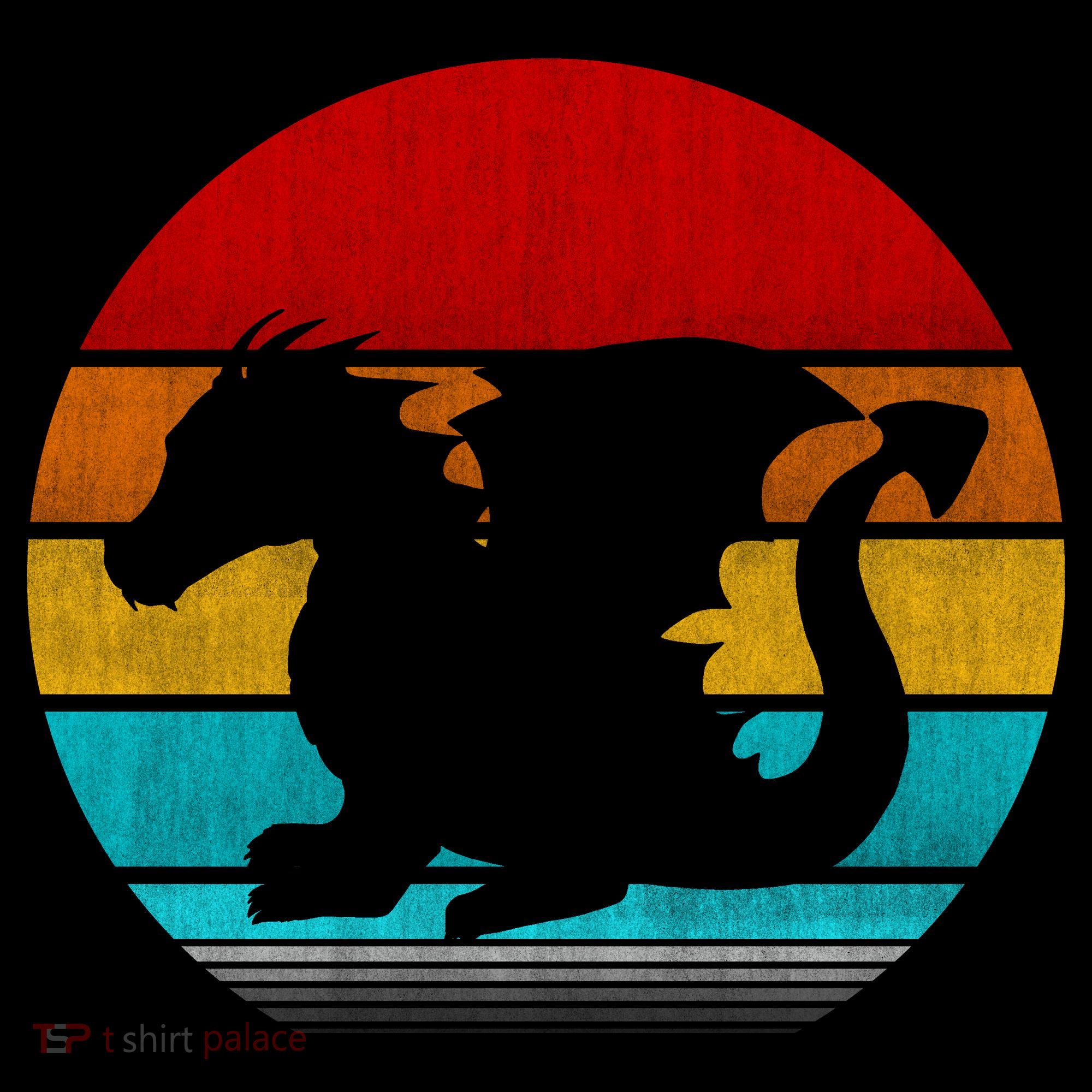 Retro Vintage Dragon T-Shirt