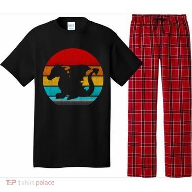 Retro Vintage Dragon Pajama Set