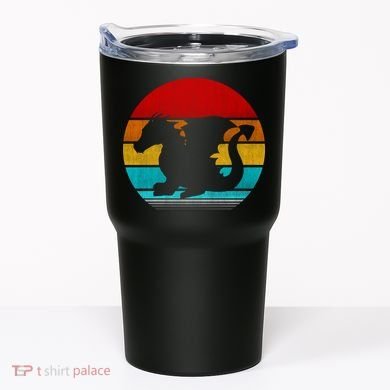 Retro Vintage Dragon Tumbler
