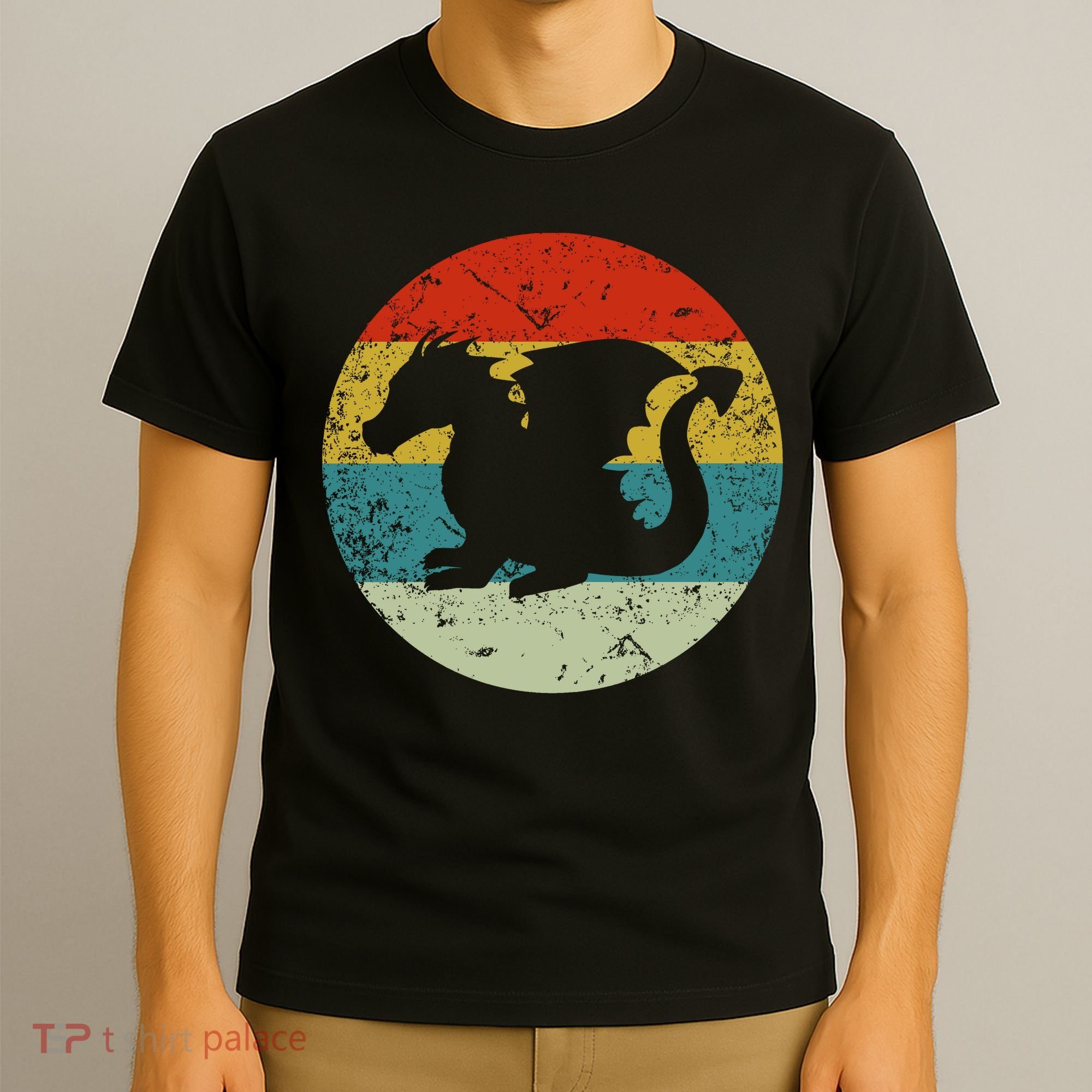 Retro Vintage Dragon T-Shirt