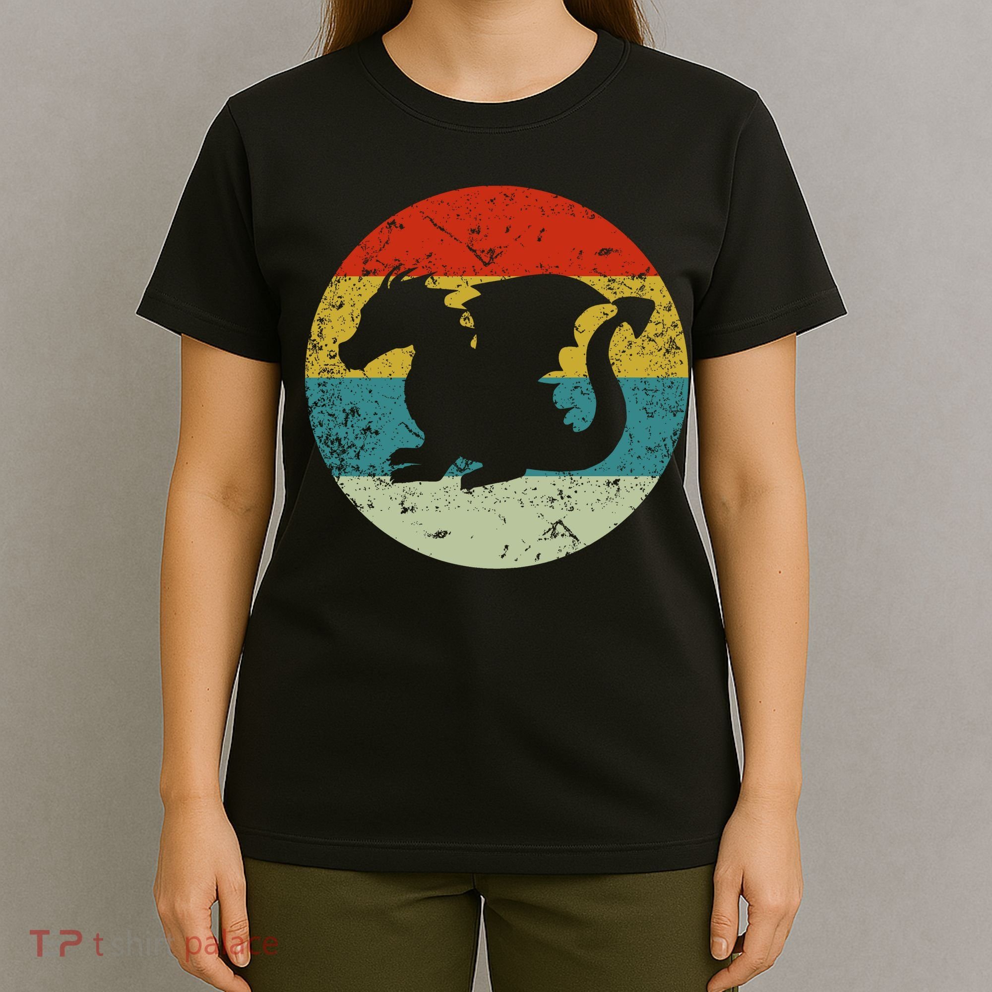 Retro Vintage Dragon T-Shirt
