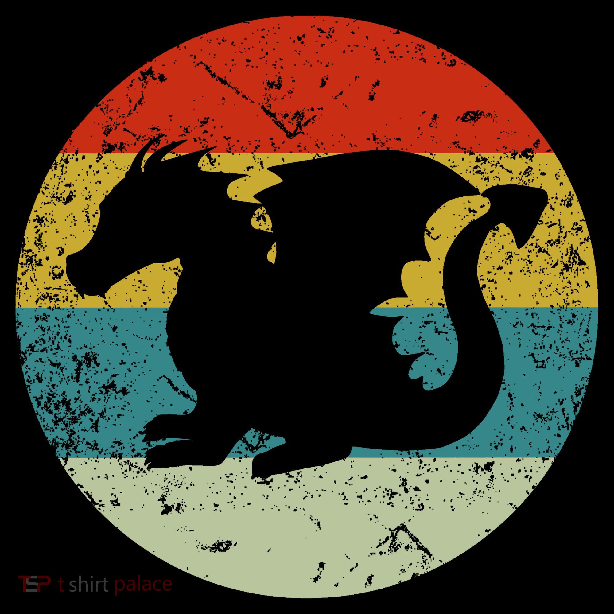 Retro Vintage Dragon T-Shirt