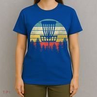 Retro Vintage Disc Golf Gift Frolf Flying Disc Sport Gift T-Shirt thumb 4