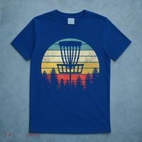 Retro Vintage Disc Golf Gift Frolf Flying Disc Sport Gift T-Shirt thumb 5