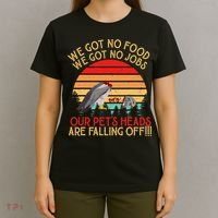 Retro Vintage Dumb & Dumber We Got No Food We Got No Jobs T-Shirt thumb 4