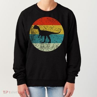 Retro Vintage Dilophosaurus Women's Sweatshirt