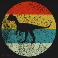 Retro Vintage Dilophosaurus T-Shirt thumb 7
