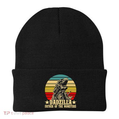 Retro Vintage Dadzilla Father Of The Monsters Beanie