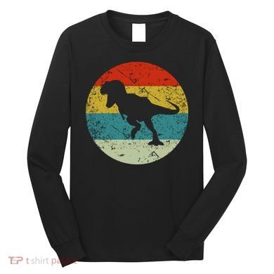 Retro Vintage Dinosaur Long Sleeve Shirt