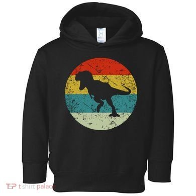 Retro Vintage Dinosaur Toddler Hoodie