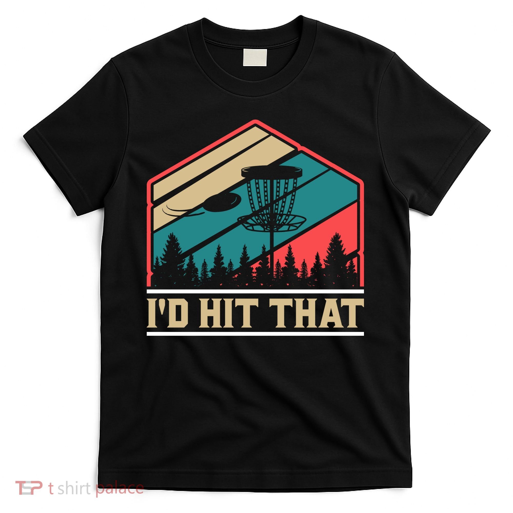 Retro Vintage Disc Golf Shirt Frolf Flying Disc Sport T-Shirt