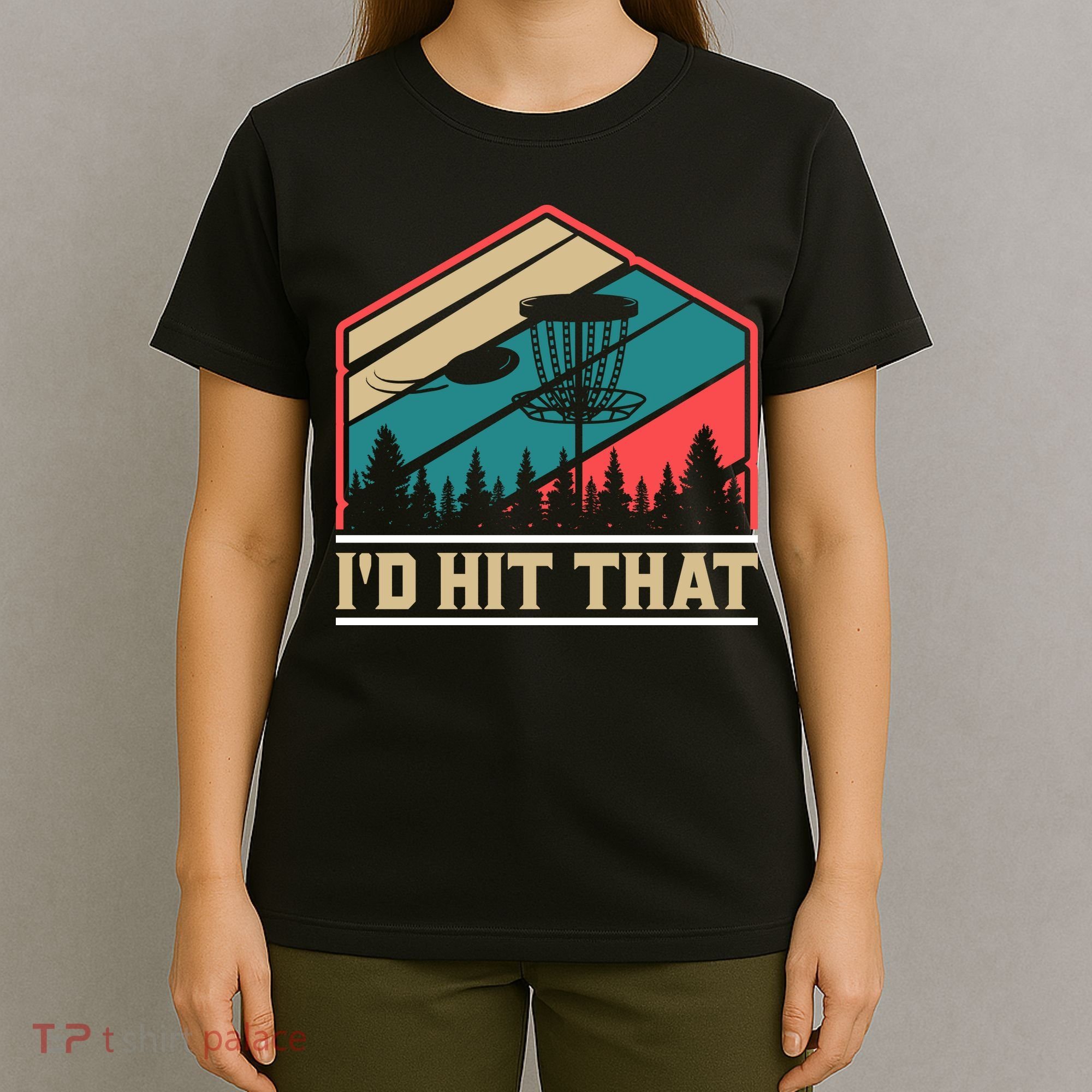 Retro Vintage Disc Golf Shirt Frolf Flying Disc Sport T-Shirt