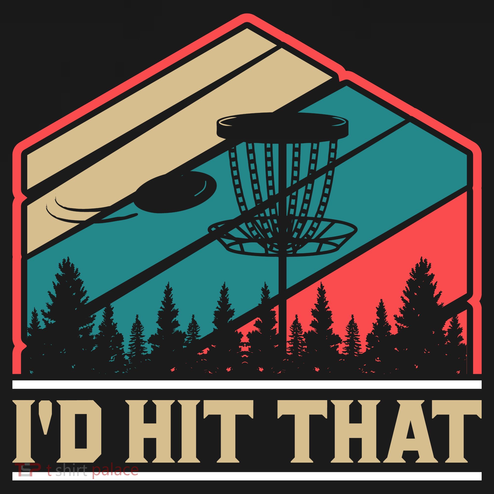 Retro Vintage Disc Golf Shirt Frolf Flying Disc Sport T-Shirt