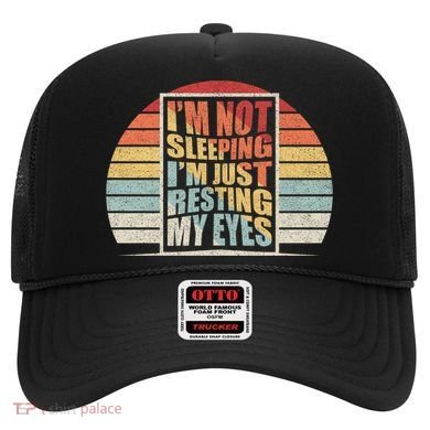Retro Vintage Dad I'm Not Sleeping I'm Just Resting My Eyes Gift Hat