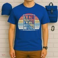 Retro Vintage Dad I'm Not Sleeping I'm Just Resting My Eyes Gift T-Shirt thumb 6