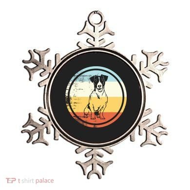 Retro Vintage Dog Design Jack Russell Terrier Ornament
