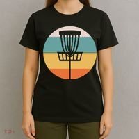 Retro Vintage Disc Golf Funny Frolf Flying Disc Sport T-Shirt thumb 4