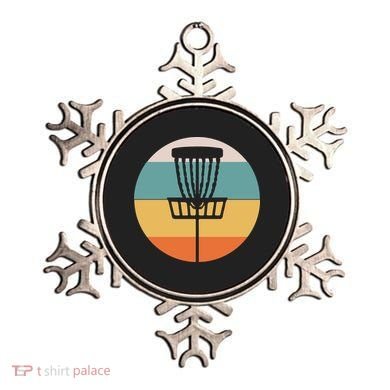 Retro Vintage Disc Golf Funny Frolf Flying Disc Sport Ornament