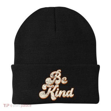 Retro Vintage Distressed Be Kind Beanie