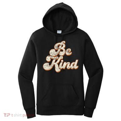 Retro Vintage Distressed Be Kind Women's Hoodie