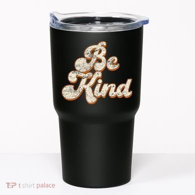 Retro Vintage Distressed Be Kind Tumbler
