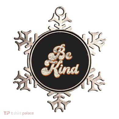 Retro Vintage Distressed Be Kind Ornament
