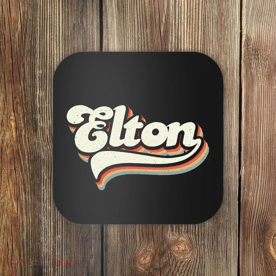 Retro Vintage Elton Coaster