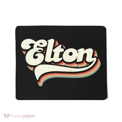 Retro Vintage Elton Mousepad