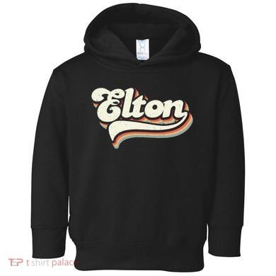 Retro Vintage Elton Toddler Hoodie