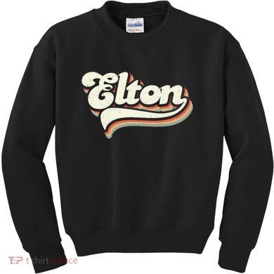 Retro Vintage Elton Kids Sweatshirt