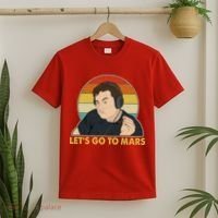 Retro Vintage Elon Musk Let's Go To Mars T-Shirt thumb 2