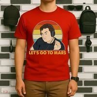 Retro Vintage Elon Musk Let's Go To Mars T-Shirt thumb 6