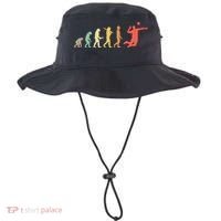 Retro Volleyball Evolution Gift For Volleyball Players Gift Bucket Hat thumb 0