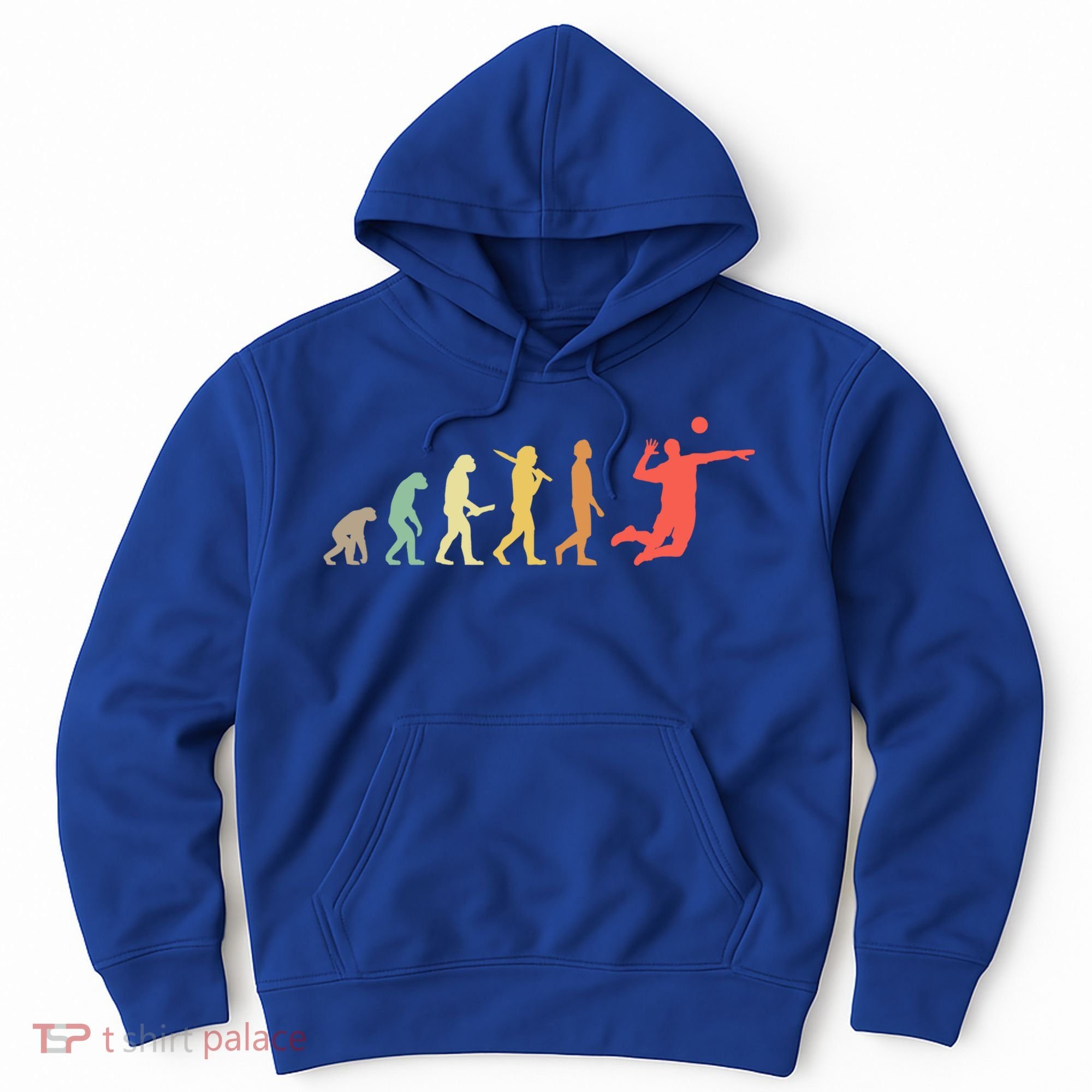 Retro Volleyball Evolution Gift For Volleyball Players Gift Hoodie