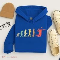 Retro Volleyball Evolution Gift For Volleyball Players Gift Hoodie thumb 4